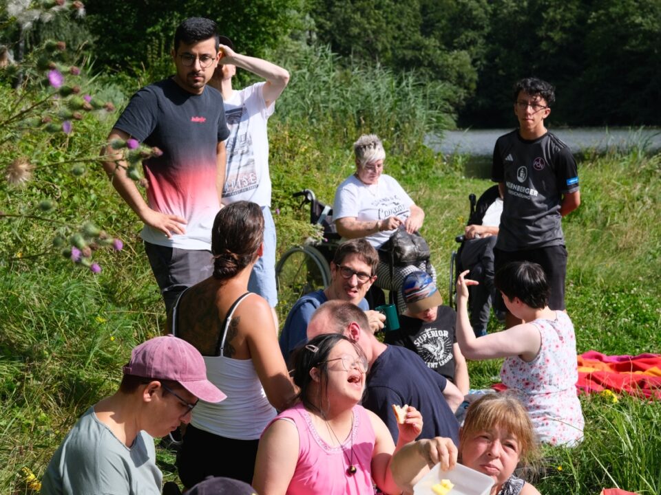 Picknick am Weiher